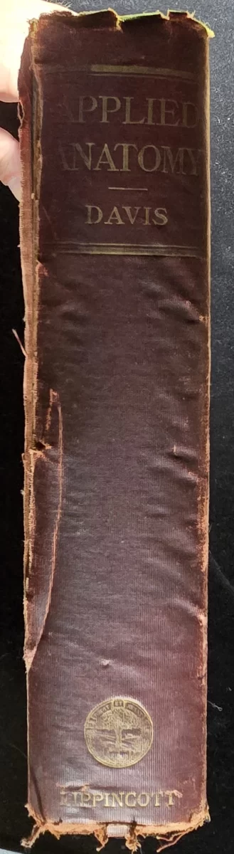 Spine of Applied Anatomy by Gwilym G. Davis, Fifth Edition, published by J. B. Lippincott Company.