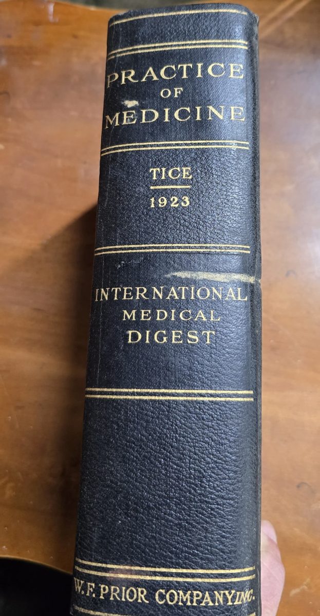 Spine of International Medical Digest 1923, Practice
