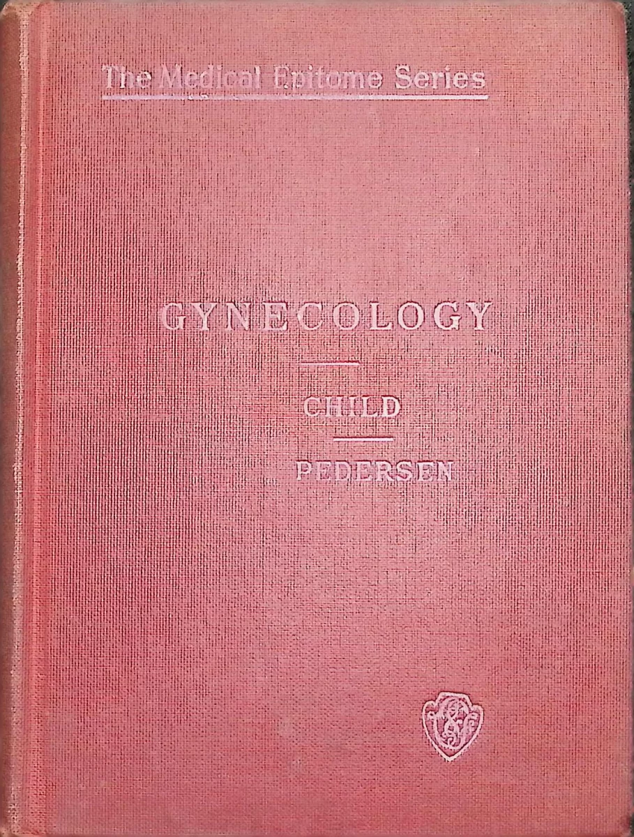 Red cloth cover of "Diseases of Women" from the Medical Epitome Series.