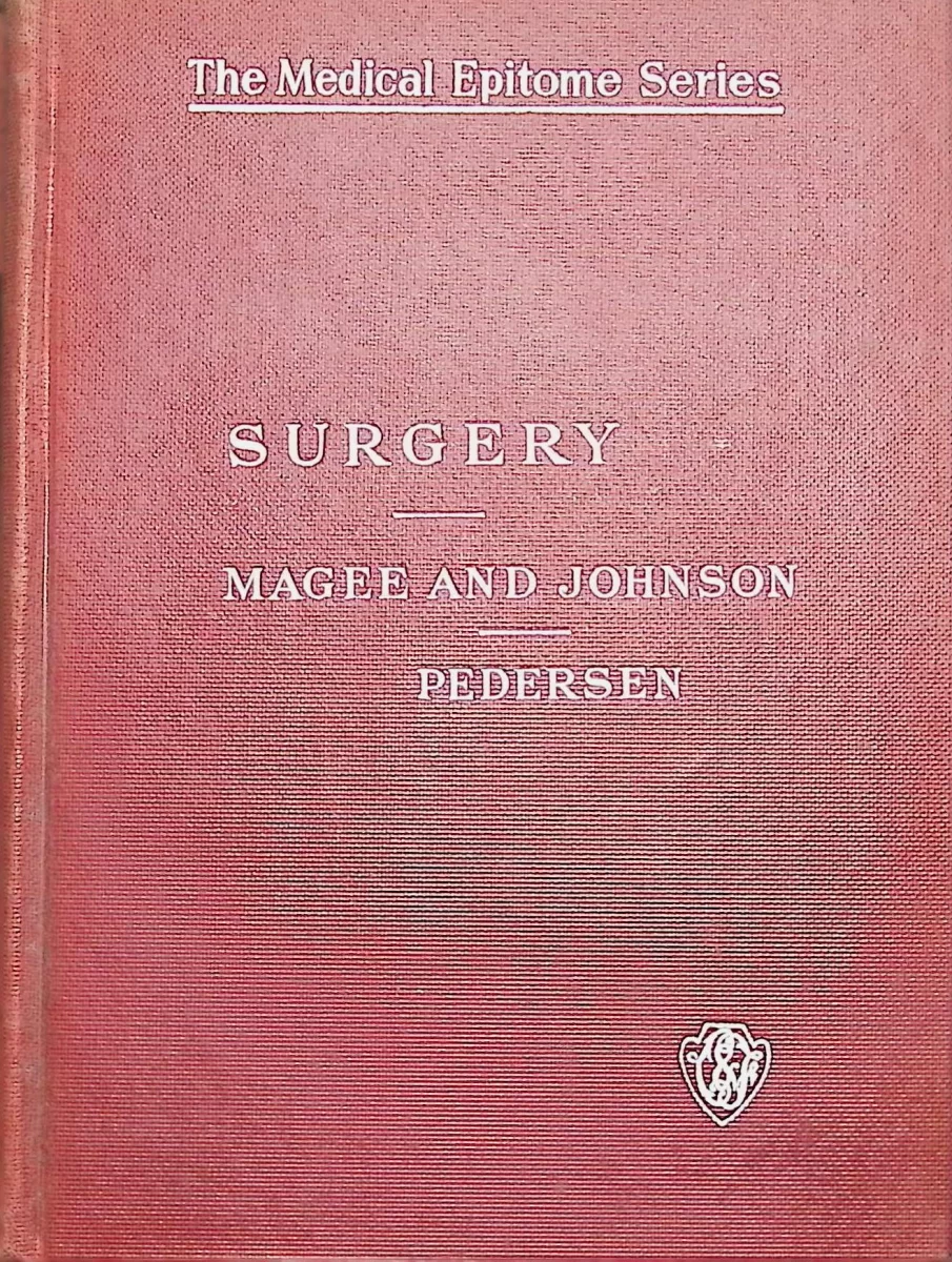 Front cover of "Surgery" from the Medical Epitome Series (1904).