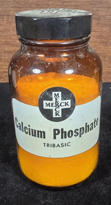 Merck Calcium Phosphate bottle with front label