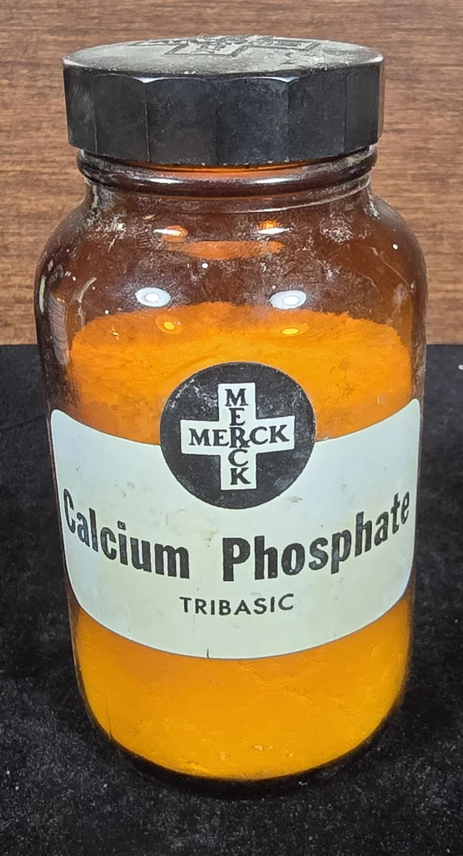 Merck Calcium Phosphate bottle with front label
