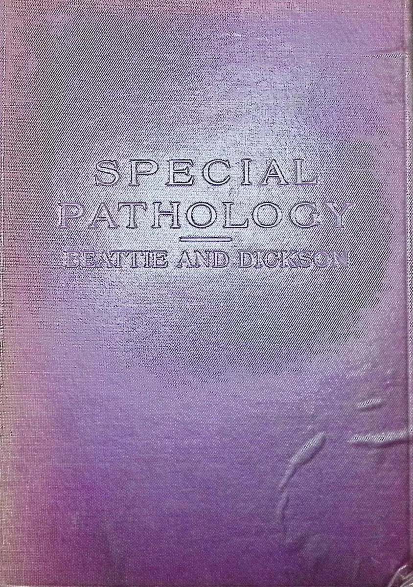 Cover of Special Pathology in purple cloth binding
