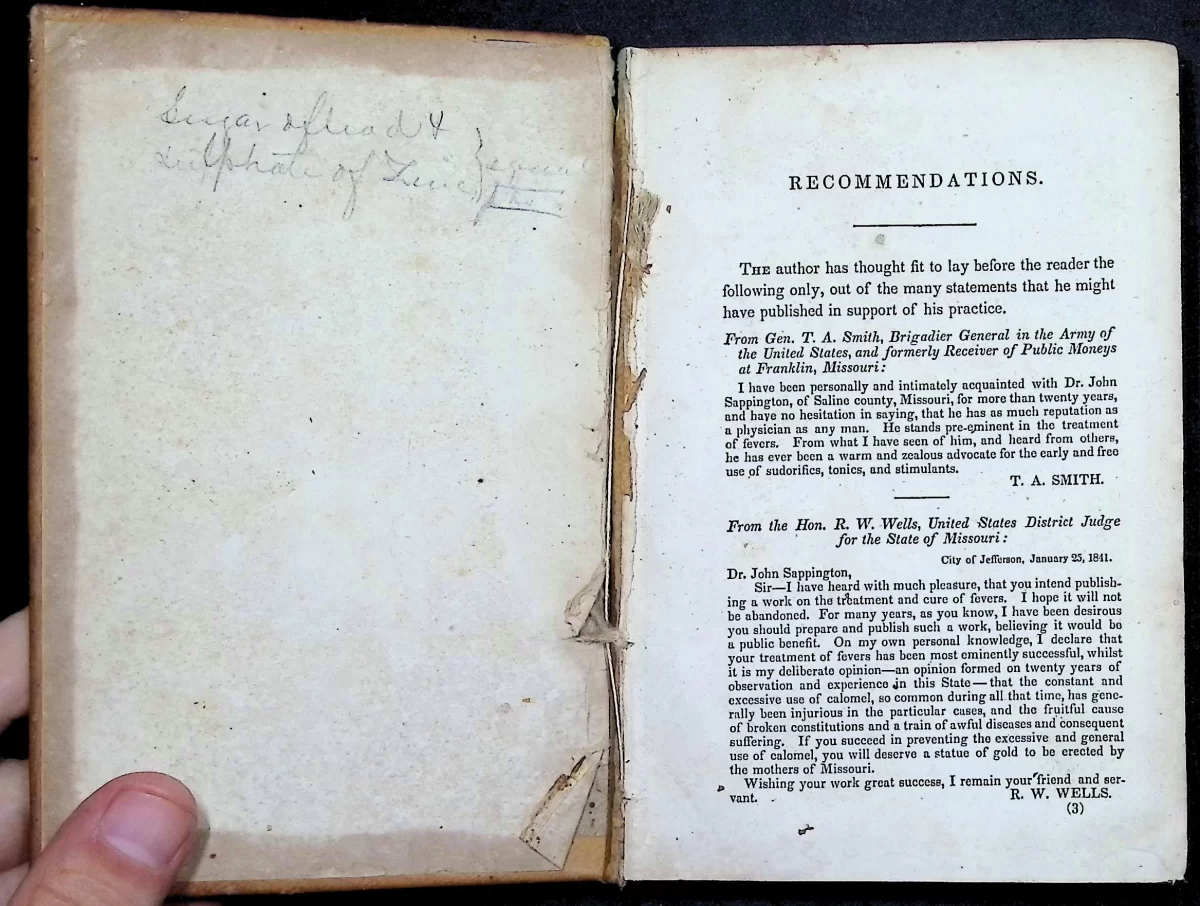 Recommendations section preceding the main text