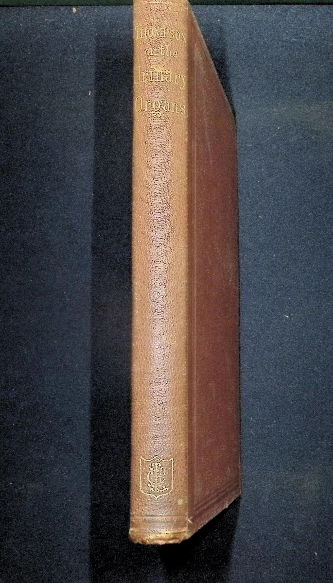 Spine of Clinical Lectures on Diseases of the Urinary Organs by Sir Henry Thompson, 1874