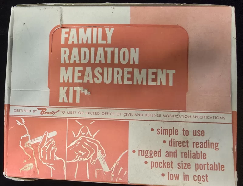 “Bendix Family Radiation Measurement Kit with CD V-736 ratemeter, CD V-746 dosimeter, and CD V-756 charger in original Cold War box”