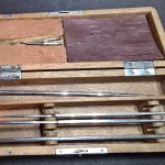 Tiemann Surgical Instrument Kit in Wooden Case