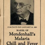 Mendenhall’s Malaria Chill and Fever Tonic Advertising Booklet